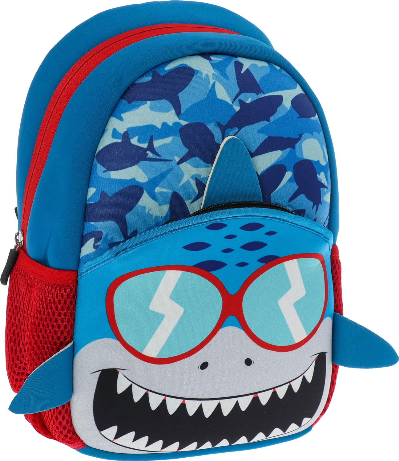 Ghiozdan pentru gradiniță Sazio Foamy - Cool Shark,  Cu 1 compartiment