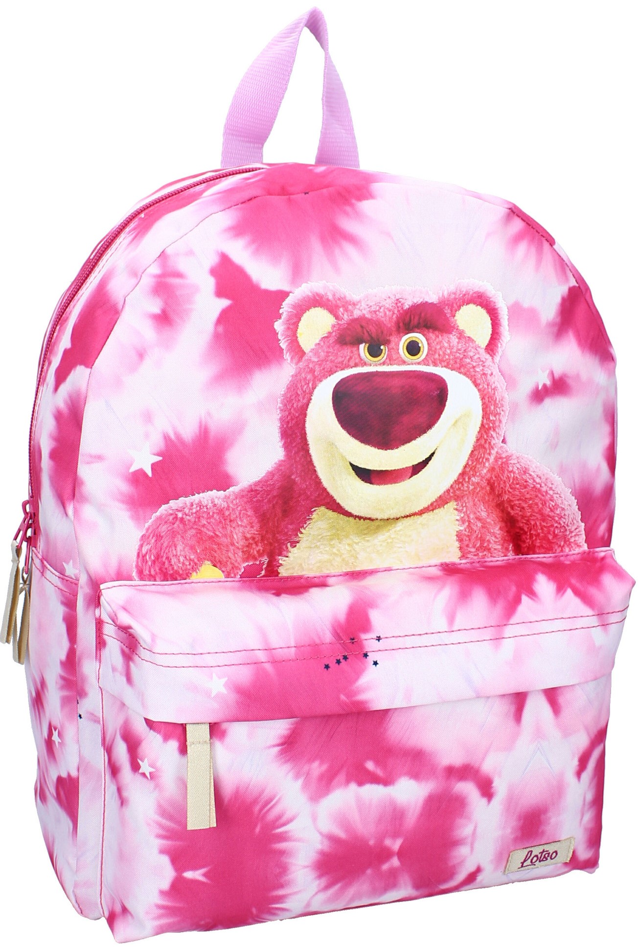 Ghiozdan de grădiniță  Vadobag Toy Story - Unbearably Cool, Lotso, roz cu roșu