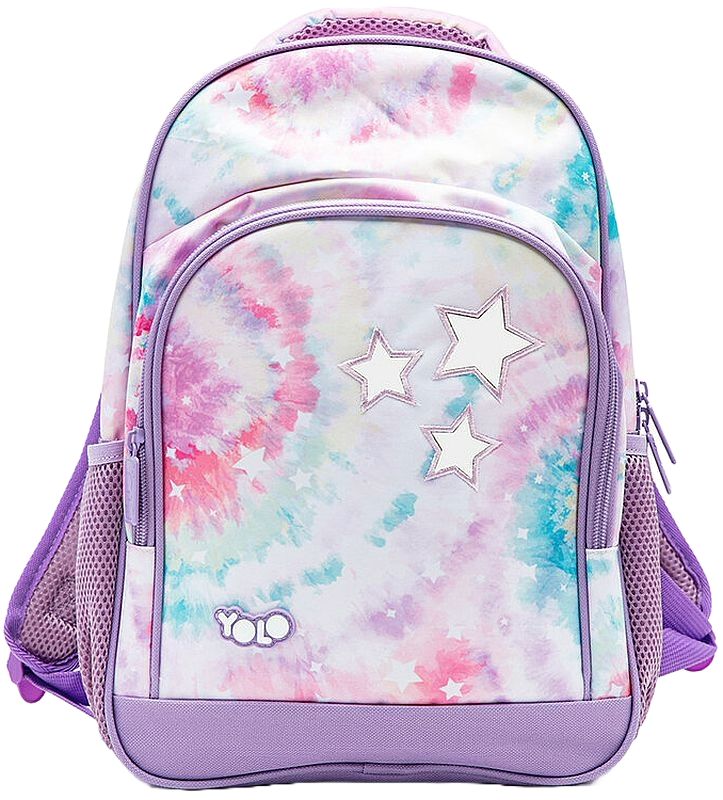 Ghiozdan pentru grădiniță YOLO Tie Dye - Stars, 10 l