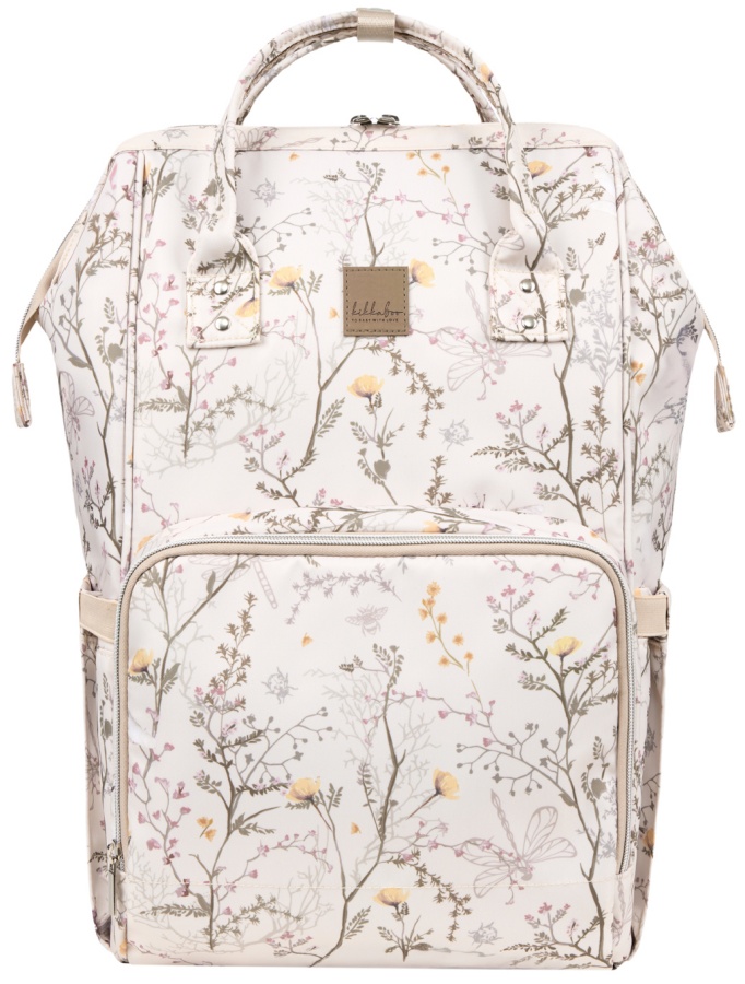 Rucsac pentru cărucior KikkaBoo Secret Garden - Siena Luxe, Beige