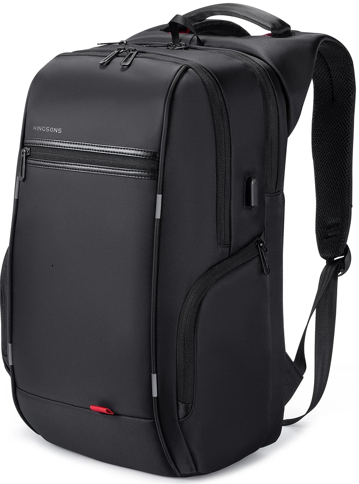 Rucsac pentru laptop Kingsons - Trailtech, 15.6'', negru