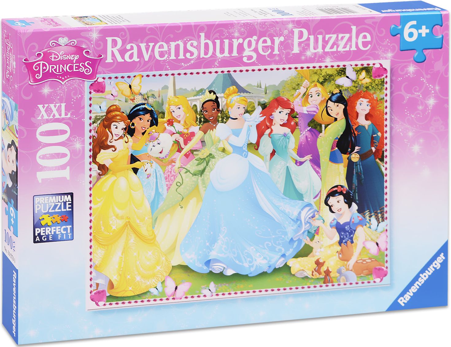 Puzzle Ravensburger din 100 XXL de piese - Printesele Disney