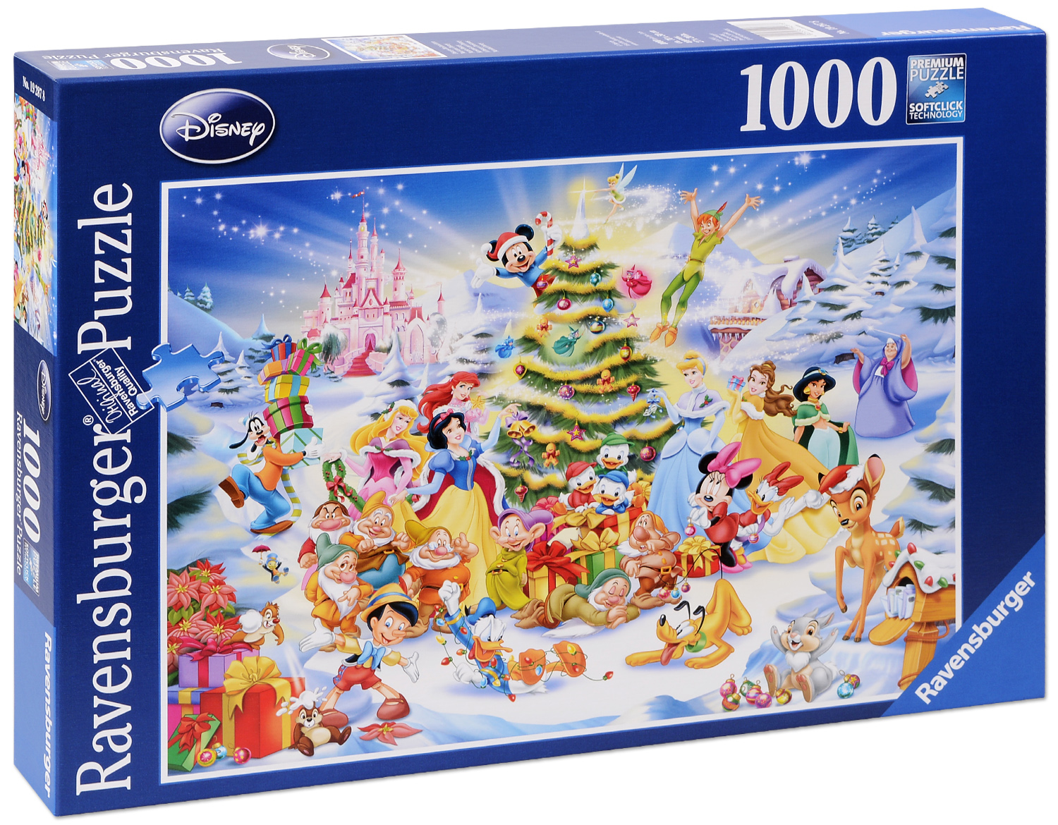 Puzzle Ravensburger de 1000 piese - Craciun la Disney