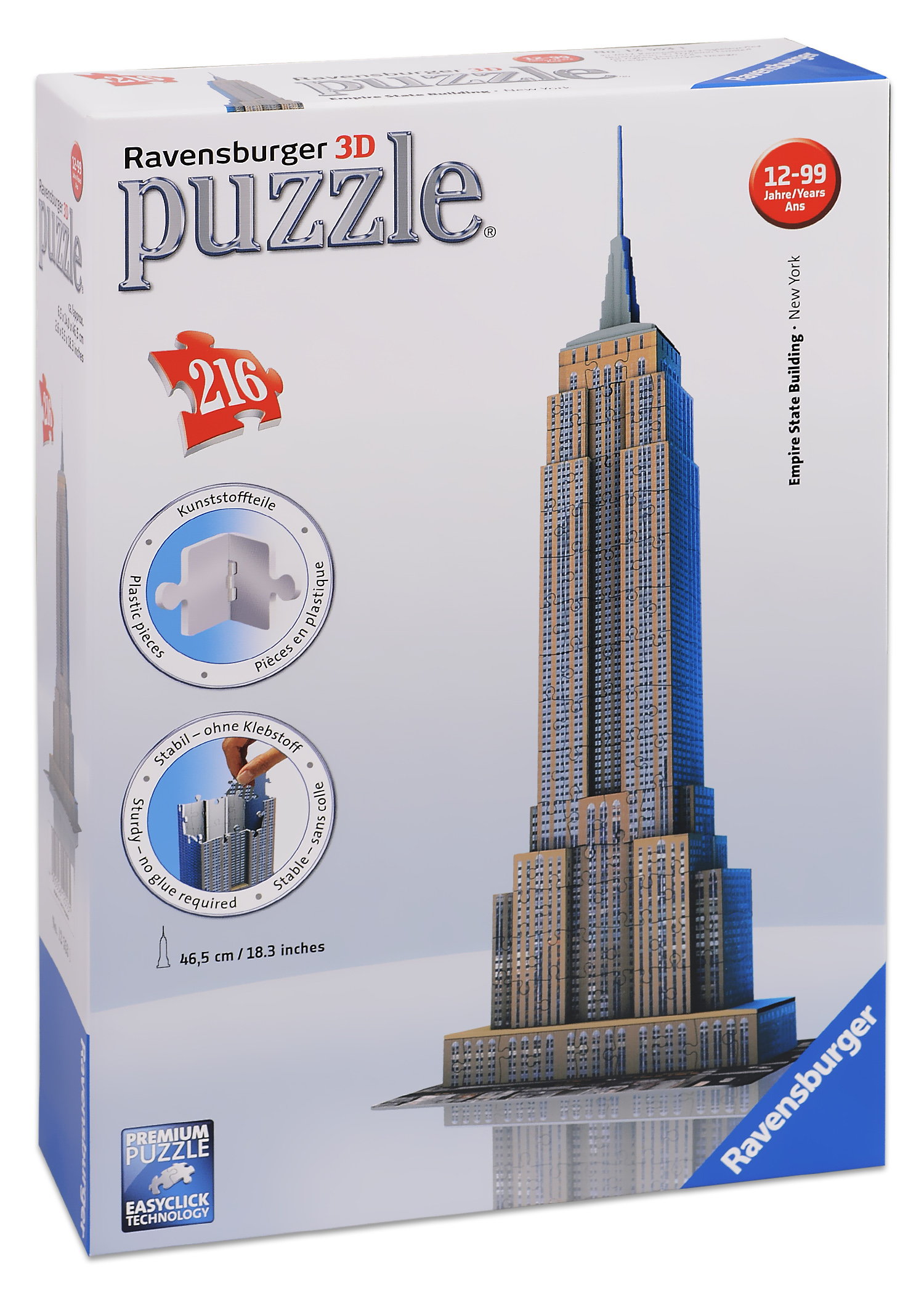 Puzzle 3D Ravensburger din 216 de piese - Empire State Building