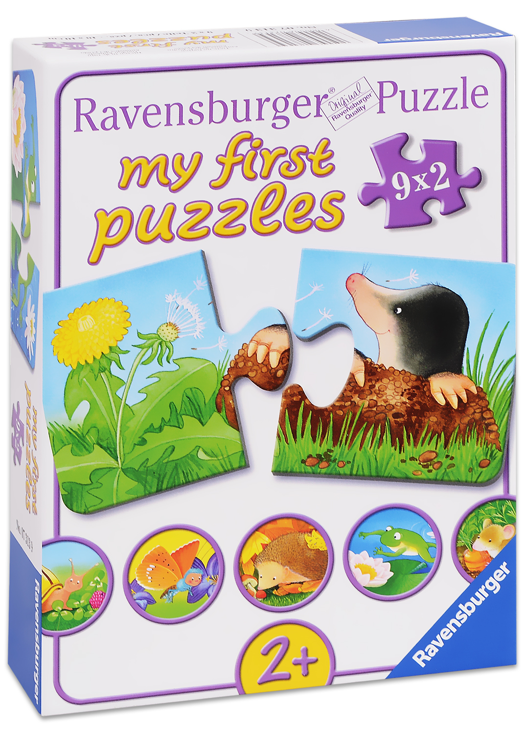 Puzzle Ravensburger din 9 x 2 piese - Animale in gradina