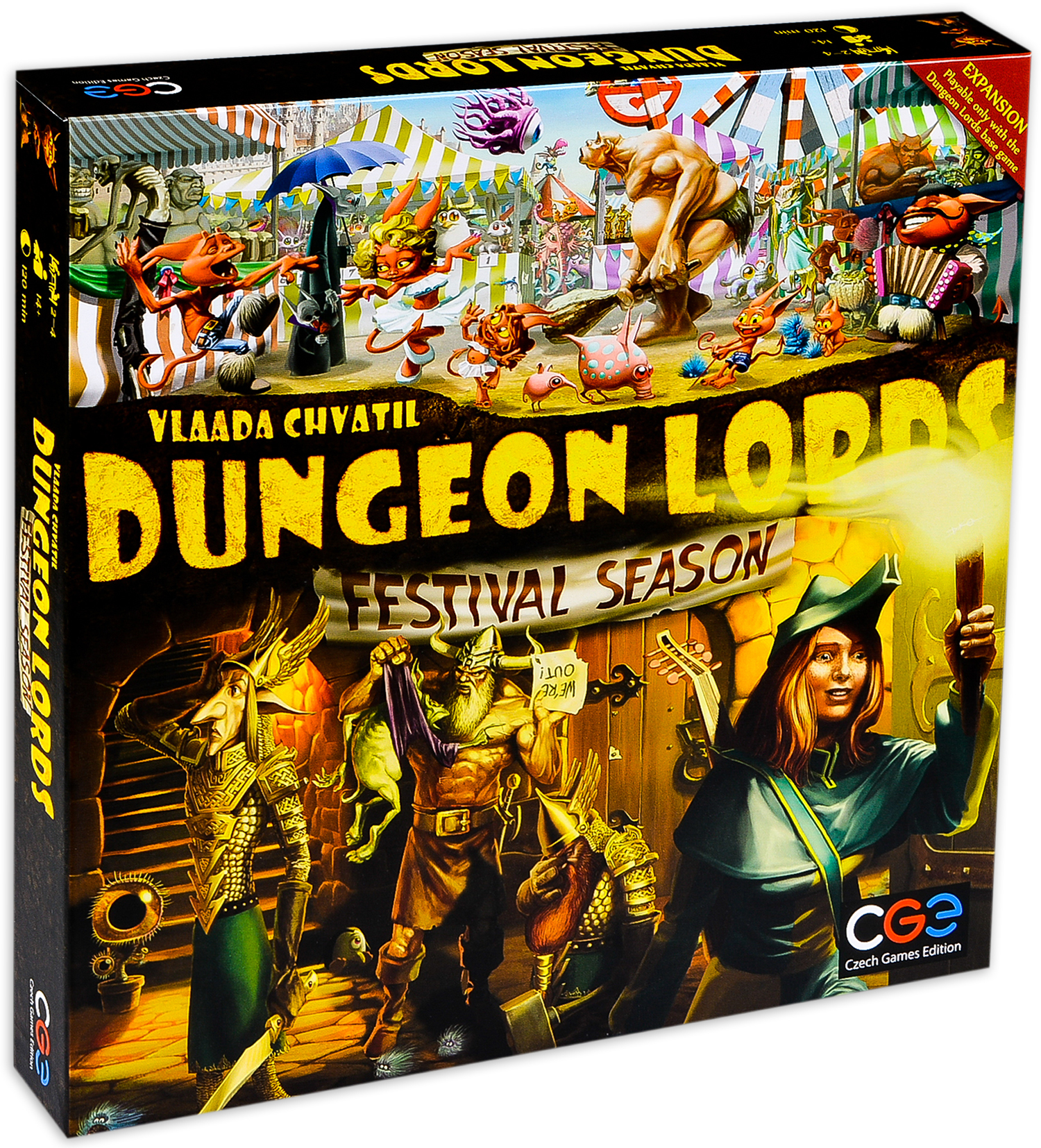 Extensie pentru jocul de societate Dungeon Lords - Festival Season