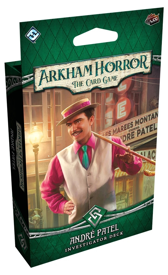 Extensie pentru joc de societate Arkham Horror: The Card Game - Andre Patel Investigator Deck