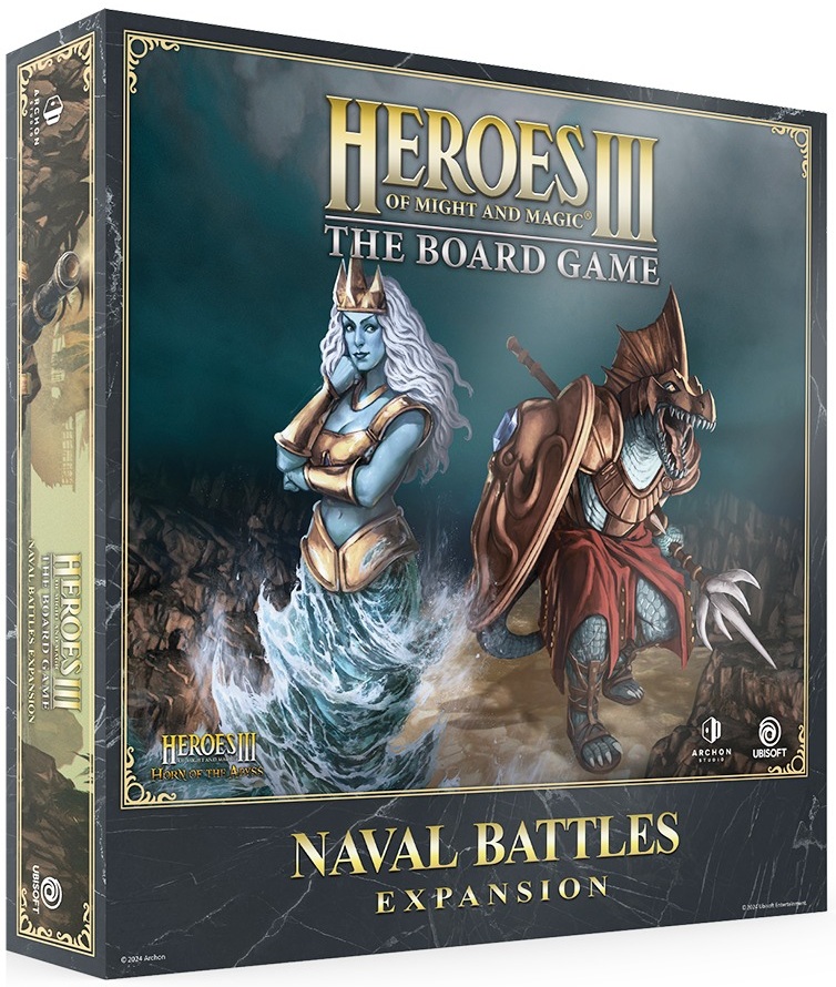 Extensie de joc de societate  Heroes of Might and Magic III: The Board Game - Naval Battles