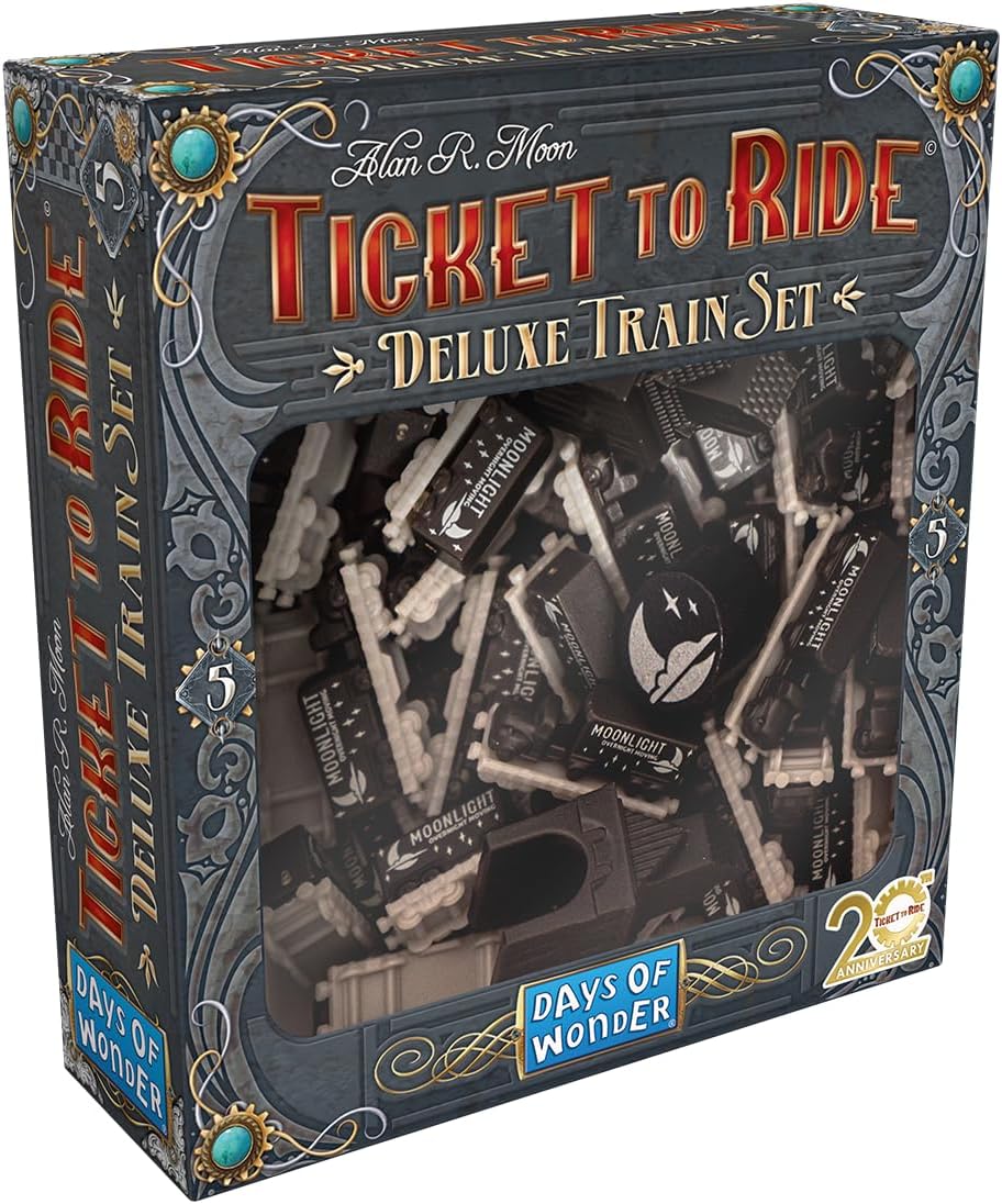 Extensie pentru jocul de societate Ticket to Ride: Deluxe Train Set - Black