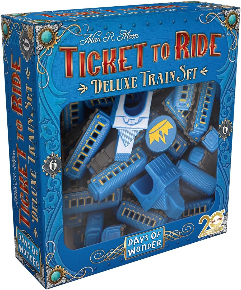 Extensie pentru jocul de societate Ticket to Ride: Deluxe Train Set - Blue