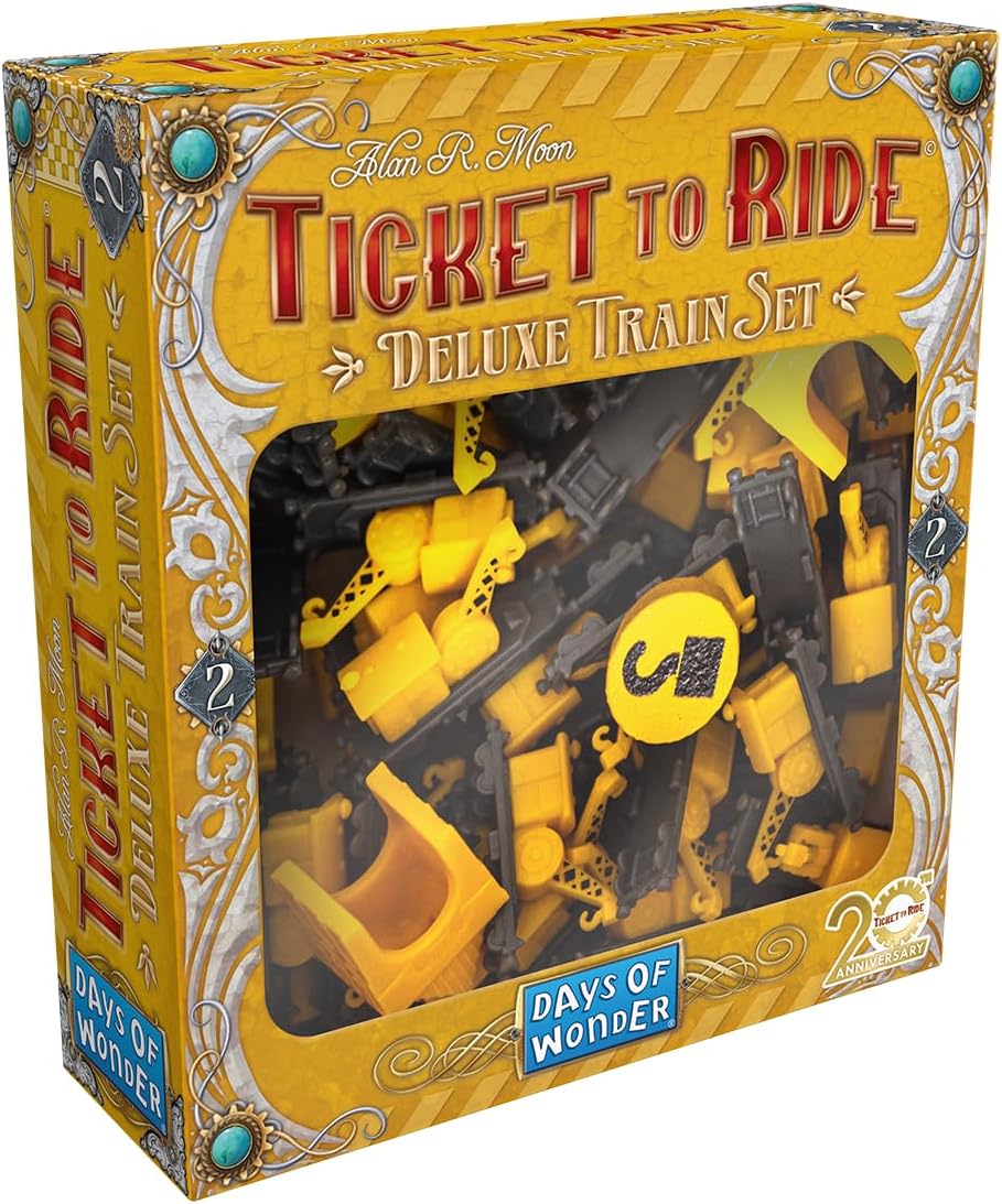 Extensie pentru jocul de societate Ticket to Ride: Deluxe Train Set - Yellow