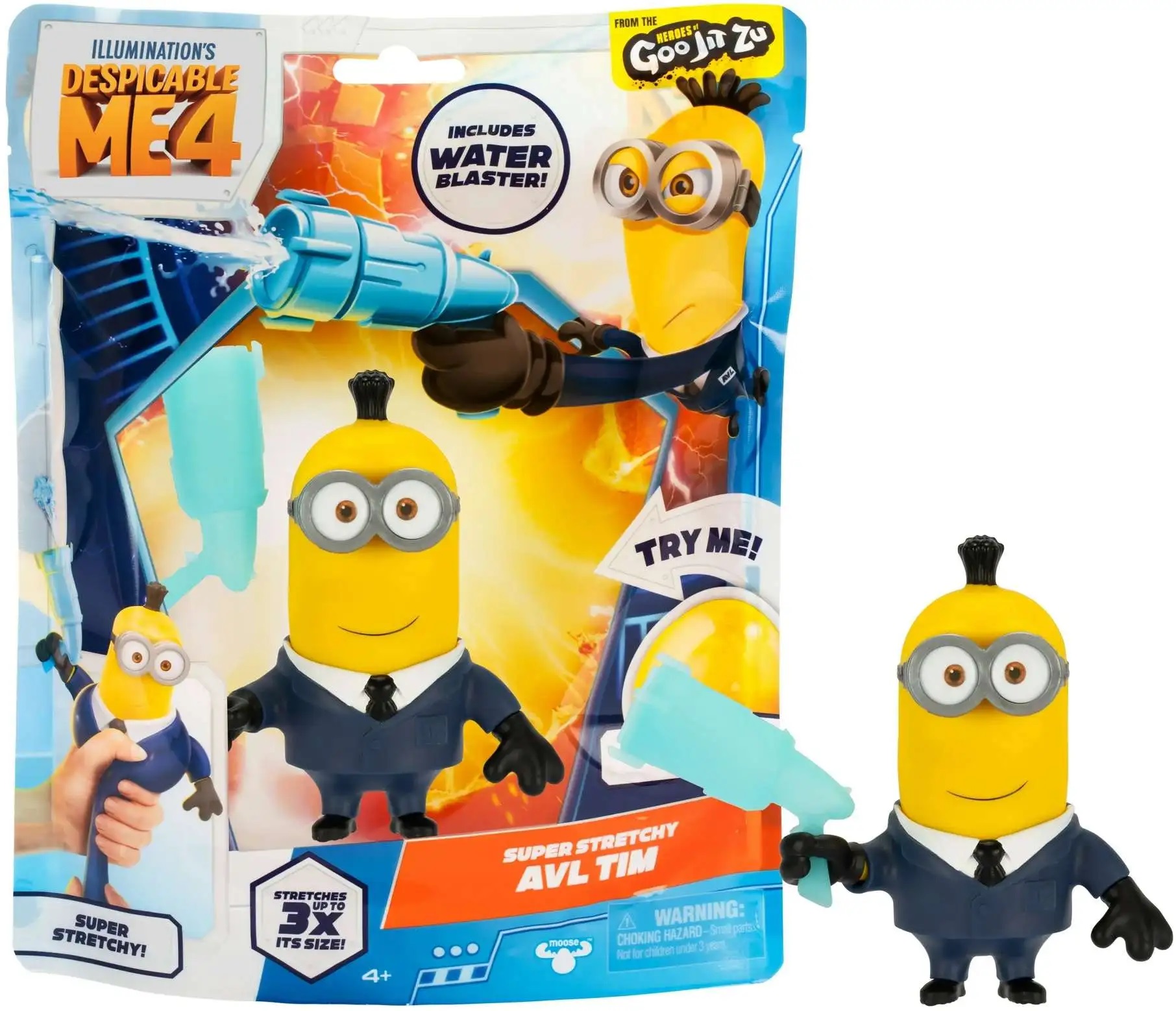 Figurină extensibilă cu blaster Minions - AVL Tim, Illuminations Despicable Me 4