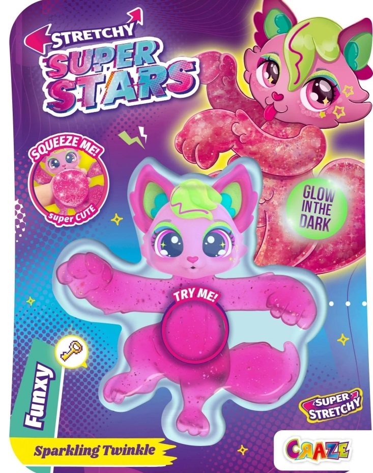 Figurină extensibilă Craze Superstars - Funxy