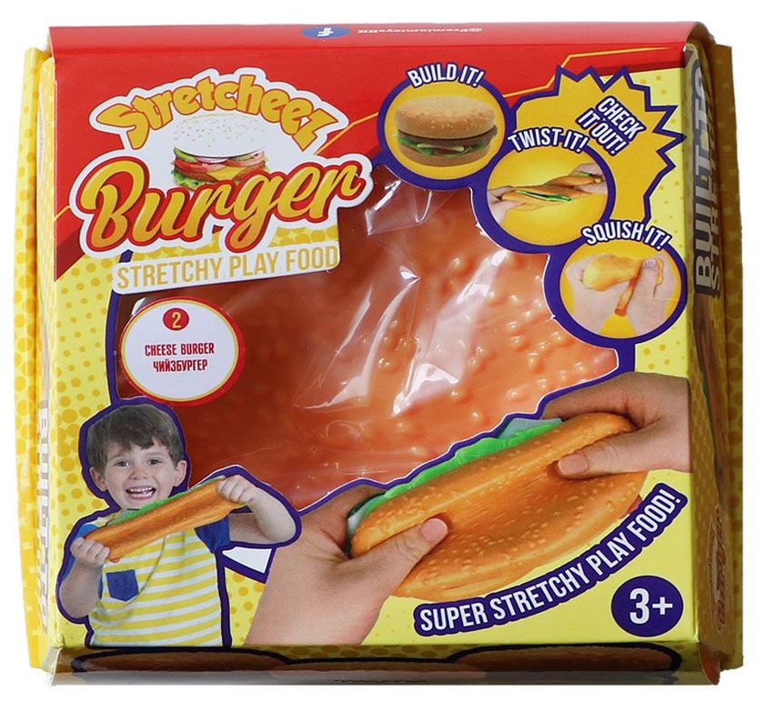 Jucarie elastica Stretcheez Burger, California