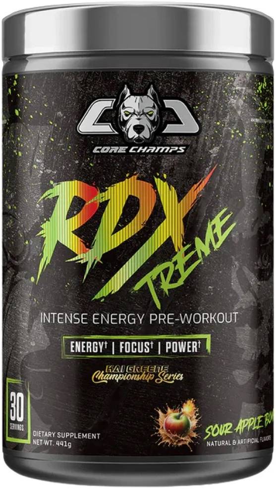 RDX Extreme, Sour Apple Bomb, 441 g, Core Champs by Kai Greene