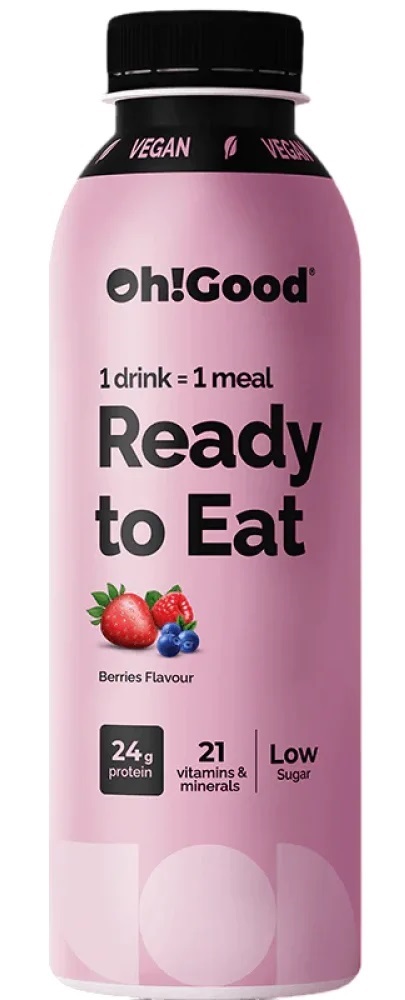 Ready to drink Meal Băutură proteică, fructe de pădure, 500 ml, Oh!Good