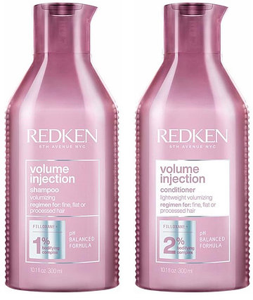 Redken Volume Injection Set - Șampon și Balsam, 2 x 300 ml