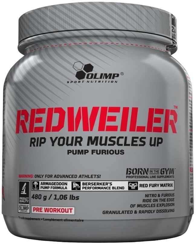 Redweiler, punch roșu, 480 g, Olimp