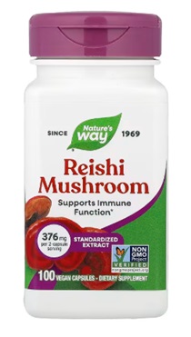 Reishi Mushroom, 188 mg, 100 capsule, Nature's Way