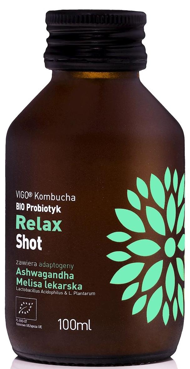 Relax Bio shot, 100 ml, Vigo Kombucha