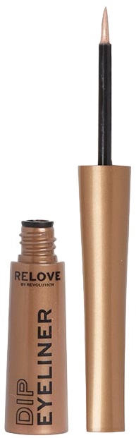 Relove by Revolution Eyeliner Dancing Queen Metallic Dip, Rose Gold, 5 ml