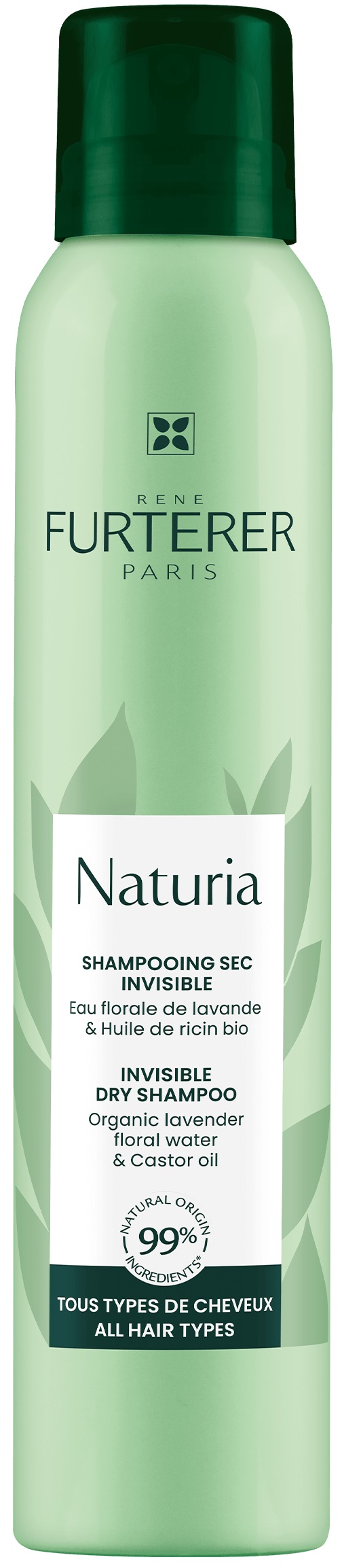 René Furterer Naturia Șampon uscat invizibil, 200 ml