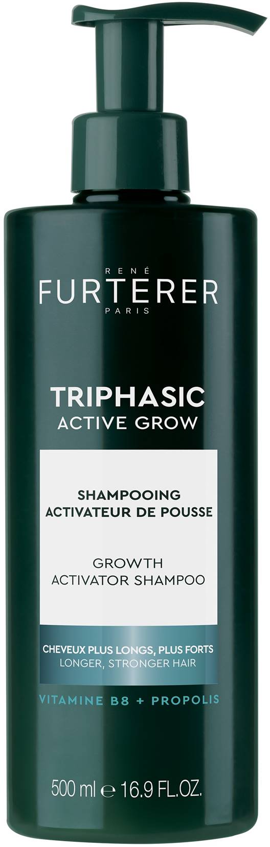 René Furterer Triphasic Șampon pentru creșterea rapidă a părului Active Grow, 500 ml