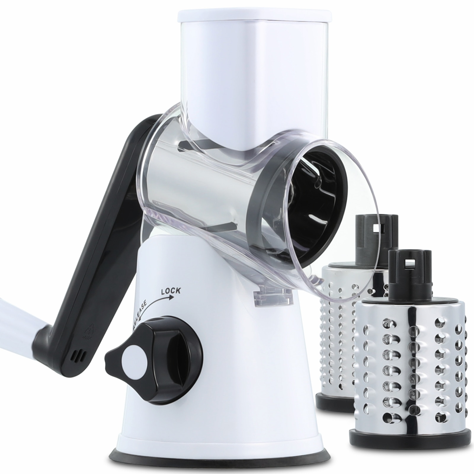 Răzătoare Izibizi – PS-336A, 3 accesorii, alb