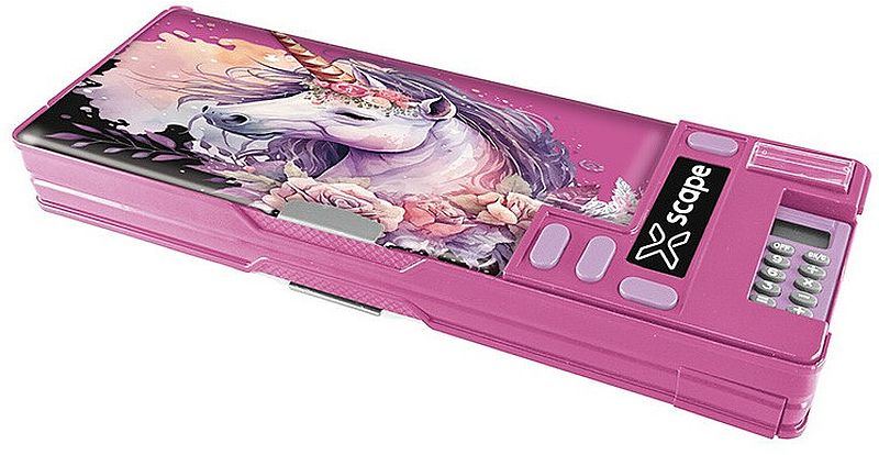 Penar retro Graffiti Xscape - Unicorn, cu calculator