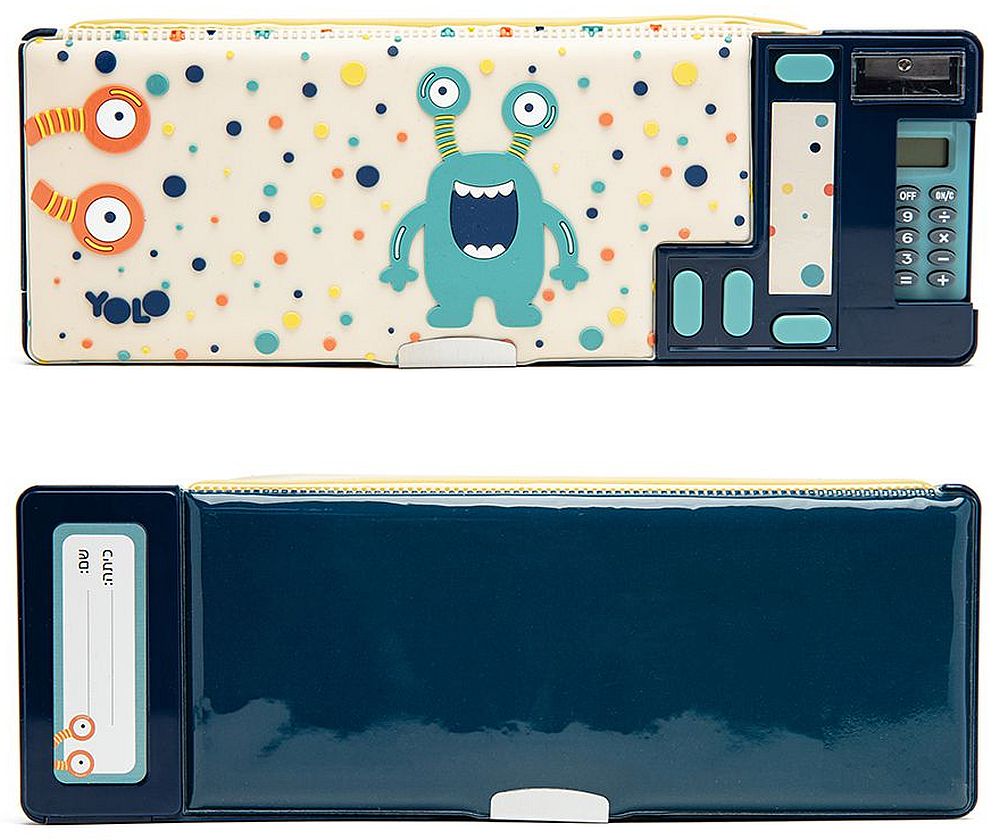 Penar școlar retro  YOLO Monster - Cu calculator