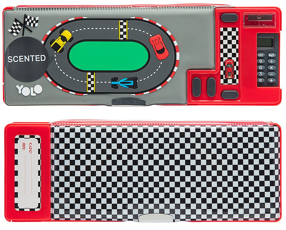 Penar școlar retro  YOLO Racing Car - Aromatizat, Cu calculator