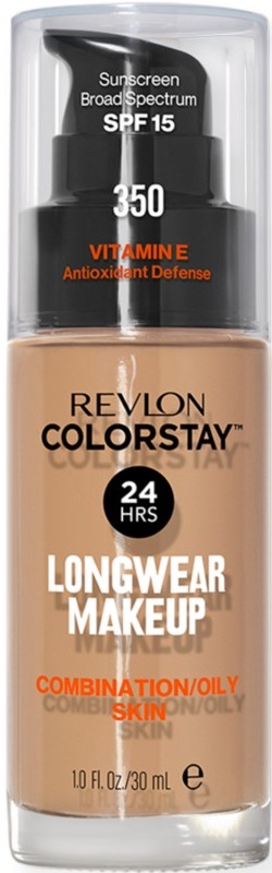 Revlon Colorstay Fond de ten pentru ten gras , N350 Rich Tan, SPF15, 30 ml