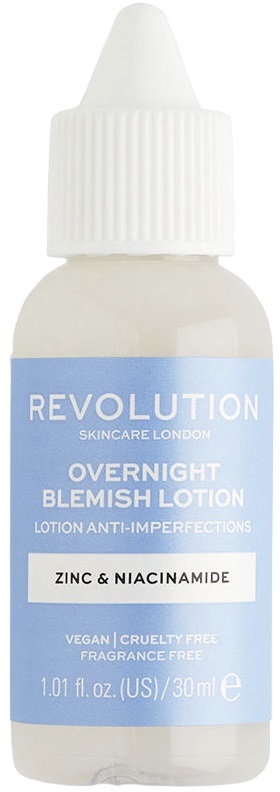 Revolution Skincare Blemish Loțiune de față de noapte Prevent, 30 ml