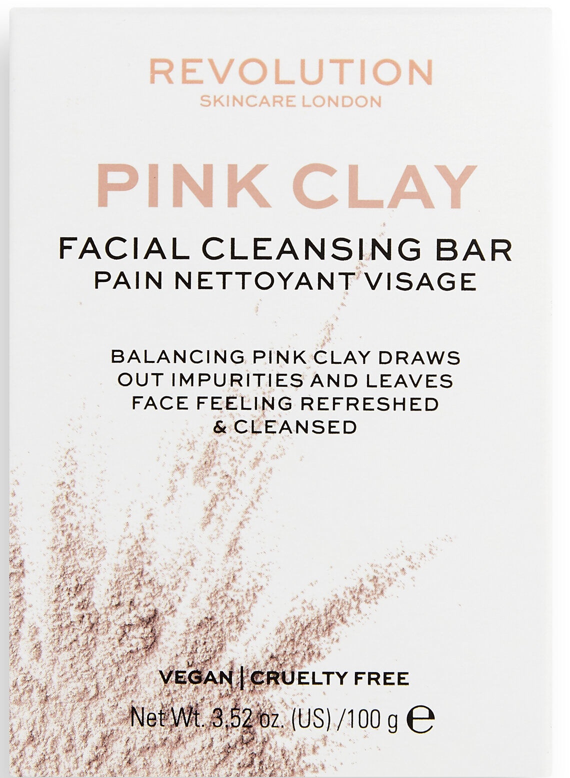 Revolution Skincare Pink Clay Săpun de față, 100 g