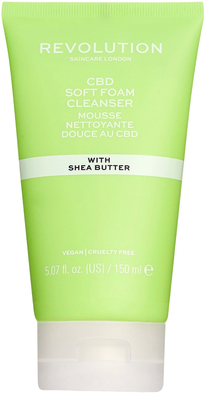 Revolution Skincare Spumă de curățare CBD Shea Butter, 150 ml