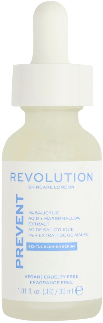 Revolution Skincare Ser facial  1% Salicylic Acid + Marshmallow, 30 ml