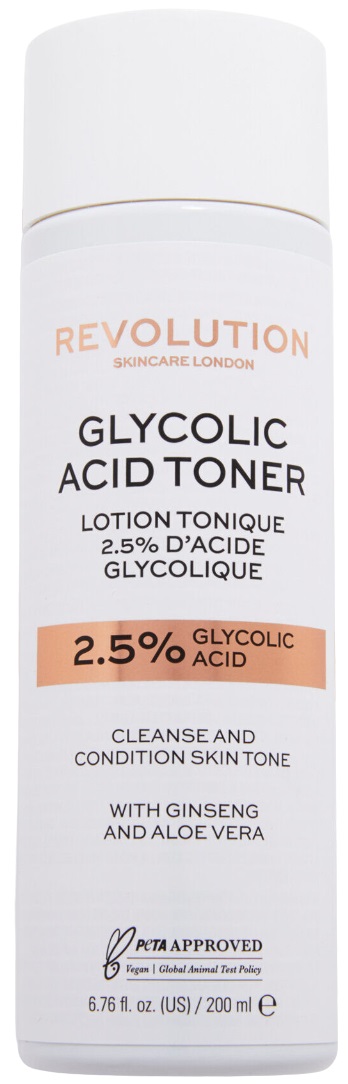 Revolution Skincare Toner facial Glycolic Acid 2.5%, 200 ml