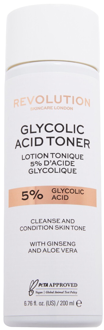 Revolution Skincare Toner facial Glycolic Acid 5%, 200 ml