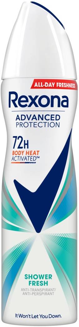 Rexona Advanced Protection Spray deodorant Shower Fresh, 150 ml