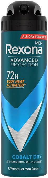 Rexona Men Advanced Protection Spray deodorant Cobalt Dry, 150 ml