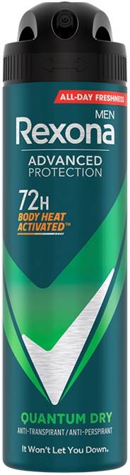 Rexona Men Advanced Protection Spray deodorant Quantum Dry, 150 ml