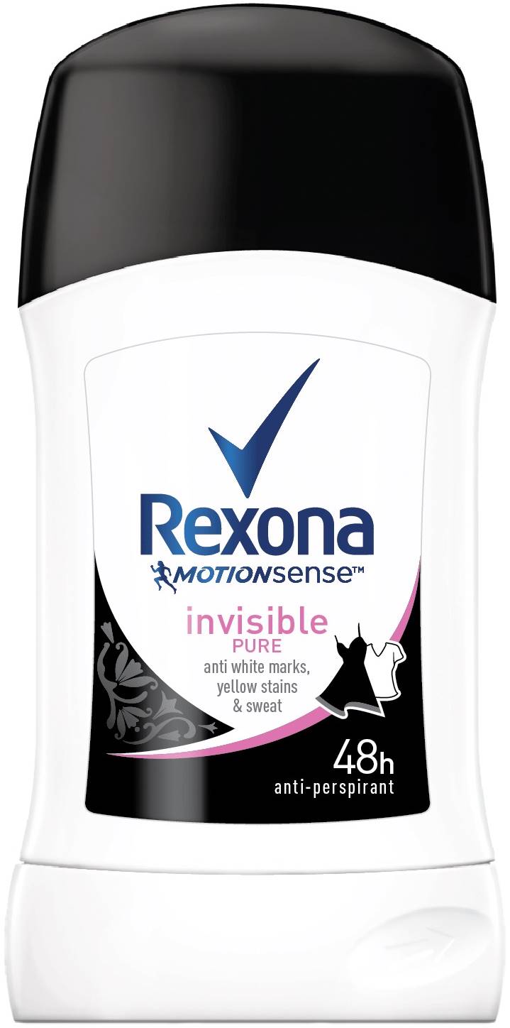 Rexona Stick antiperspirant Invisible Pure, 50 ml