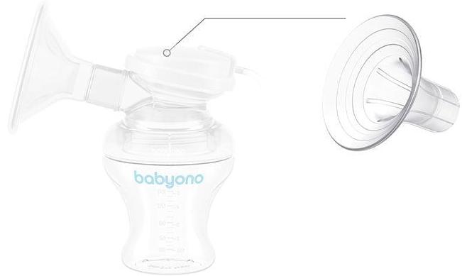 Piesă de rezervă pentru pompă de lapte Babyono Compact - Trichter din silicon