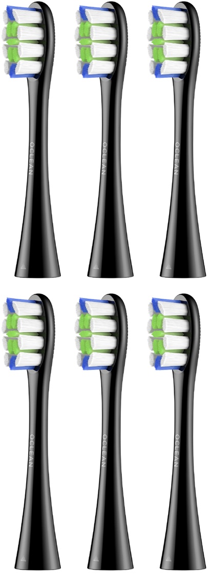 Capete de rezervă Oclean - Professional Clean P1C5, 6 buc, negre