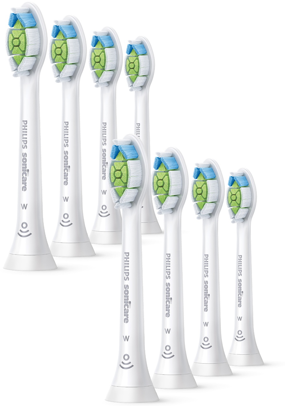 Capete de rezervă Philips Sonicare - Optimal White HX6068/87 W2 alb BrushSync - 8 buc.