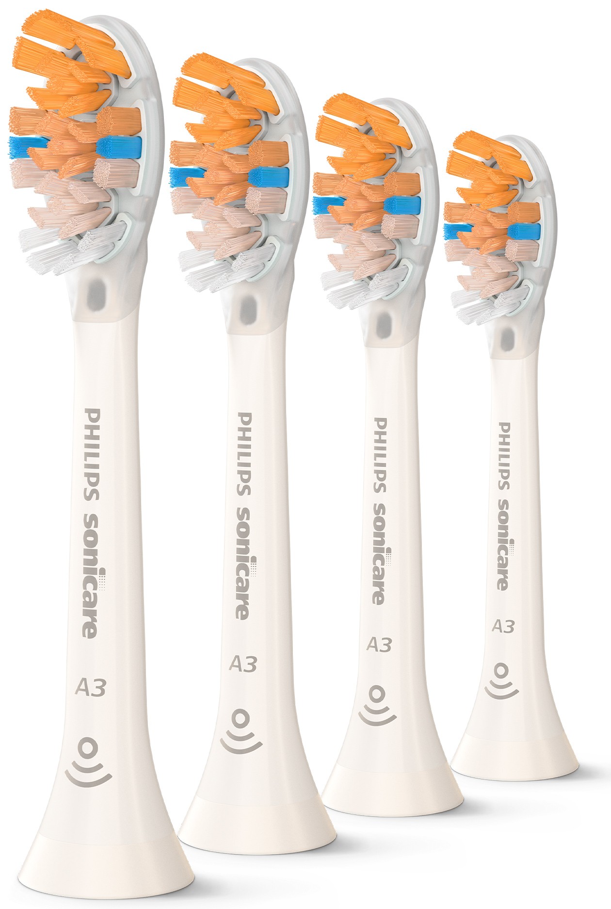 Capete de rezervă Philips Sonicare - Premium All-in-1 A3, HX9094/87, 4 buc, albe