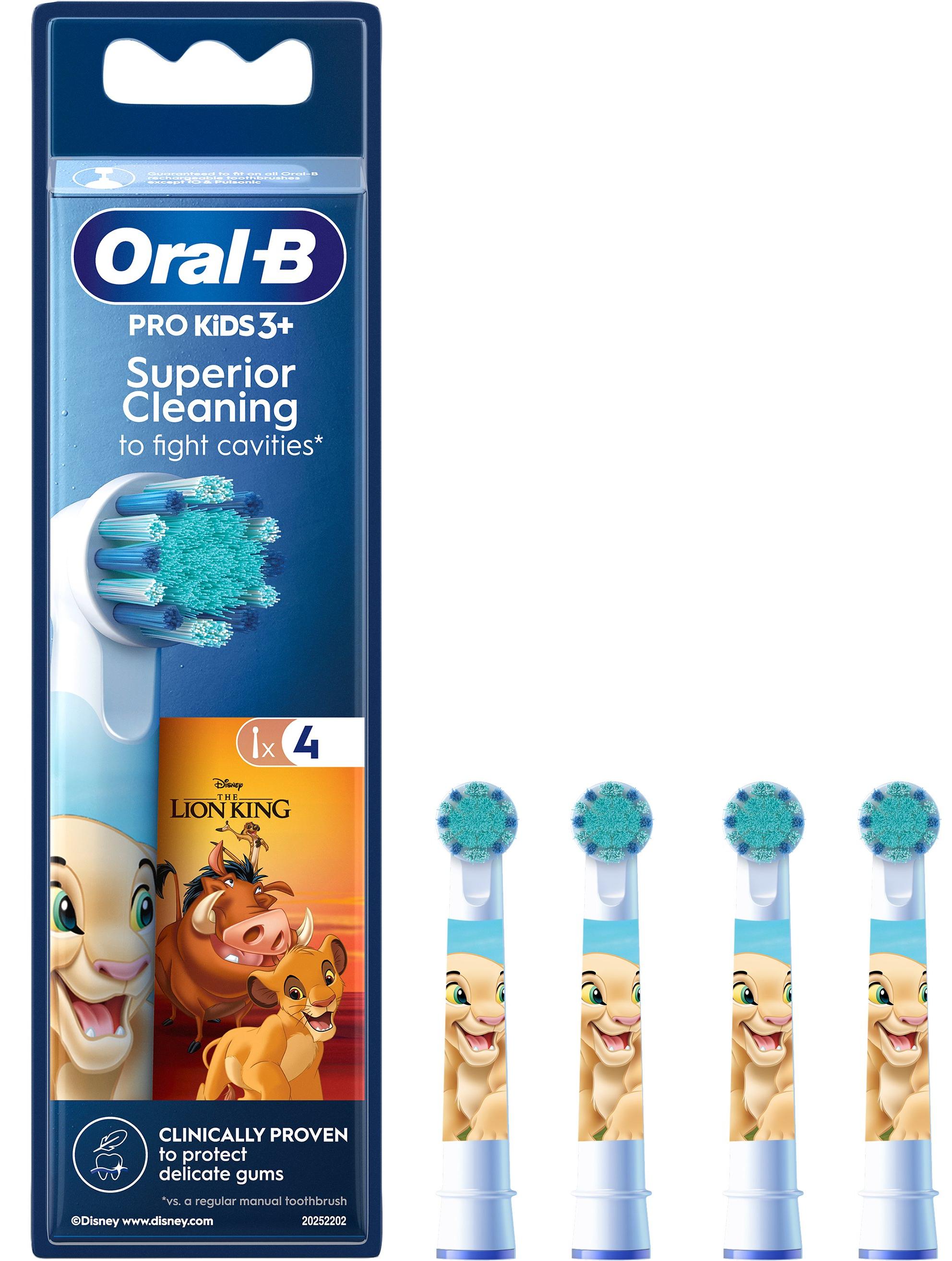 Capete de rezervă Oral-B - Pro Kids Lion King, 4 bucăți