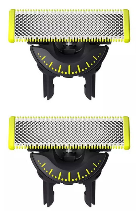 Lame de rezervă pentru trimmer Philips - One Blade QP420, negre/verzi