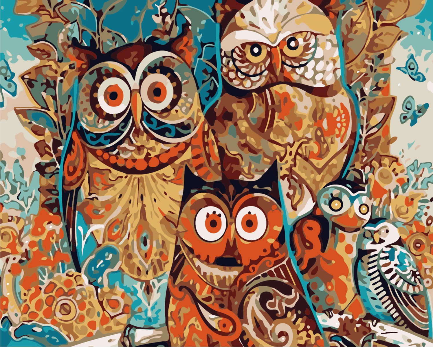 Kit Coloreaza dupa numere Newart - W1754, 40 x 50 cm
