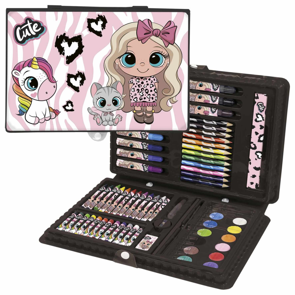 Set de pictură Derform Best Friends 10 - 71 piese